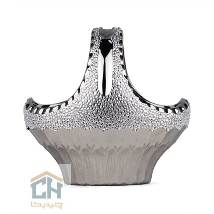 شکلات خوری کریستال نگین کاری شده طرح سبدی مدل 8388 (1)