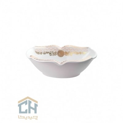 پیاله سرامیکی بیضی گلدکیش ست 6 تایی طرح Versace مدل GK623883