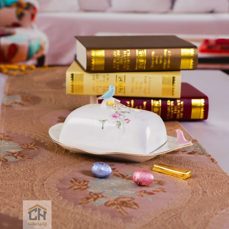 Goldkish butter bowl Noble design model GK696196 کره خوری سرامیکی گلدکیش طرح Noble مدل GK696196