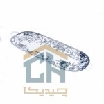 رولت خوری چینی بزرگ گلدکیش طرح LOTUS مدل GK701122-1 (2)