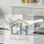 میوه خوری چینی بیضی گلدکیش طرح LOTUS مدل GK701105-1 (1)