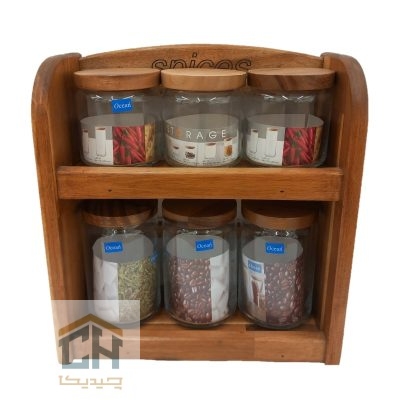 پاسماوری چوبی 2 طبقه بزرگ مدل 8001 (1)