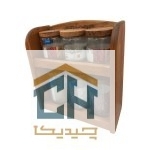 پاسماوری چوبی 2 طبقه بزرگ مدل 8001 (2)