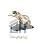 مجسمه پلنگ گلدکیش طرح برنز مدل 4780 (1)