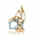 دکوری اسماء متبرکه گلدکیش طرح الله تحریری مدل 5746 (1)