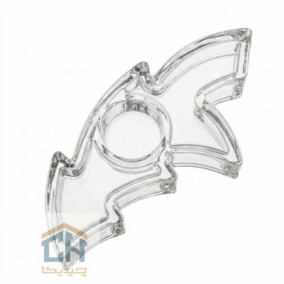 جاشمعی رومیزی فانتزی ساخته شده از کریستال شفاف با طراحی مدرن (1)