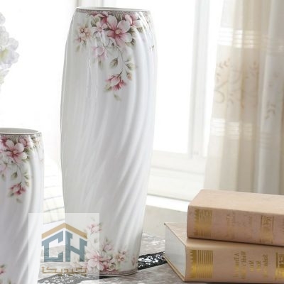 گلدان چینی بزرگ گلدکیش طرح Sweety مدل GK701111 (1)