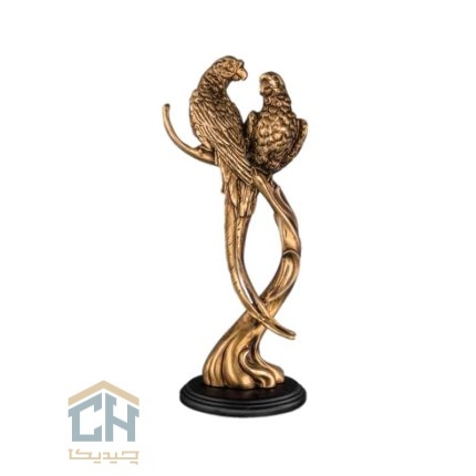 مجسمه طوطی گلدکیش طرح برنز مدل 4750 (1)