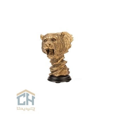 مجسمه ببر گلدکیش طرح برنز مدل 4791