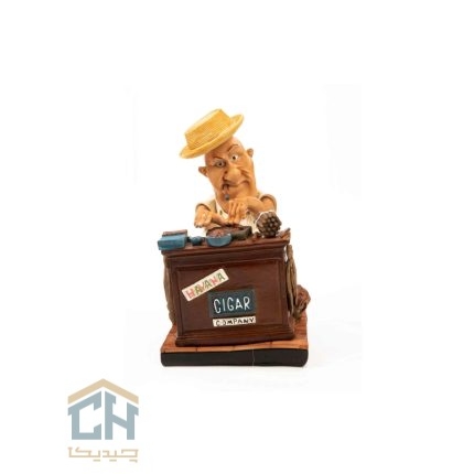 مجسمه سیگار فروش گلدکیش طرح کمیک مدل 4874 (1)