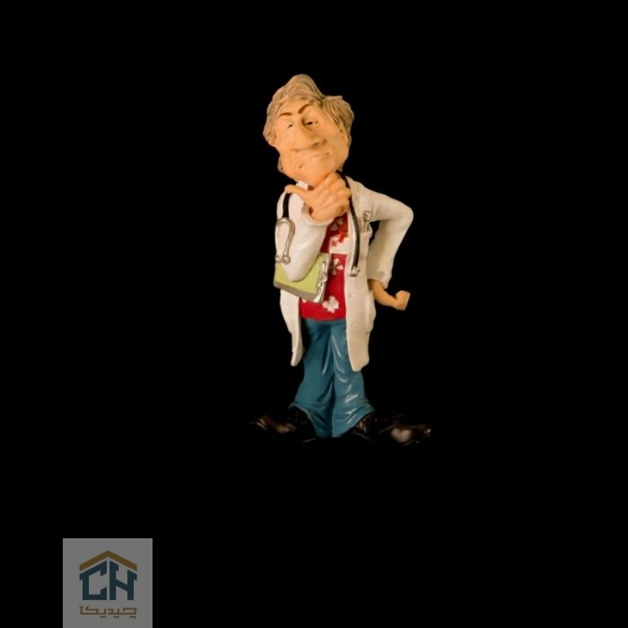 مجسمه پزشک متفکر گلدکیش طرح کمیک مدل 4884 (2)