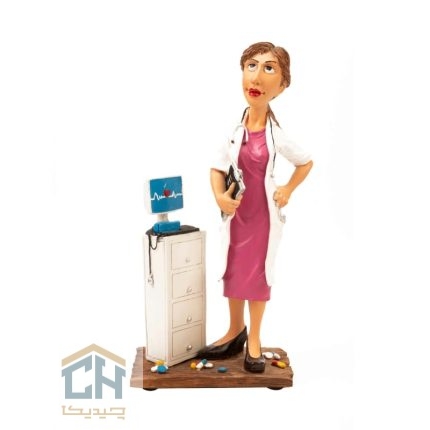 مجسمه پزشک زن گلدکیش طرح کمیک مدل 4871 (1)