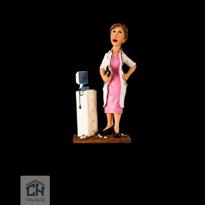 مجسمه پزشک زن گلدکیش طرح کمیک مدل 4871 (2)