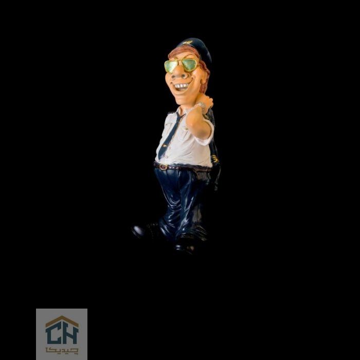 مجسمه خلبان مرد گلدکیش طرح کمیک مدل 4851 (2)