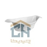 سالاد خوری سرامیکی بیضی بزرگ گلدکیش طرح Wave مدل G103834 (2)