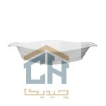 مرغ خوری سرامیکی لوزی متوسط گلدکیش طرح Wave مدل G103634 (2)