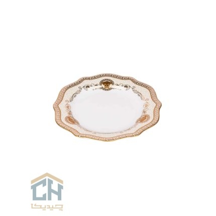 پیش دستی سرامیکی گرد گلدکیش ست 6 تایی طرح Versace مدل GK791816