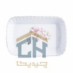 مرغ خوری چینی مستطیل بزرگ گلدکیش طرح Sweety مدل GK701135 (3)