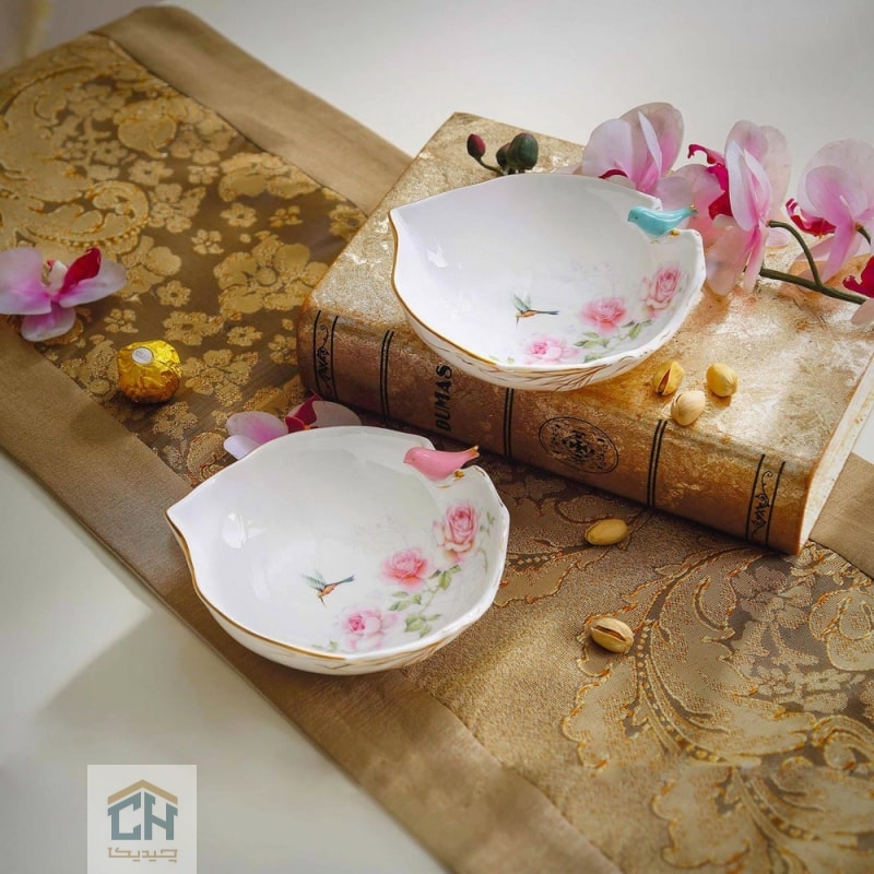 set of 6 Goldkish nut bowls Noble design model GK696131 پیاله سرامیکی گلدکیش ست 6 تایی طرح Noble مدل GK696131