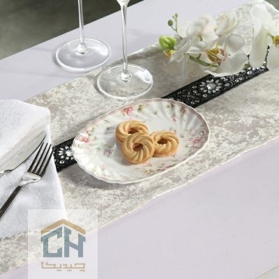 پیش دستی چینی بیضی گلدکیش ست 6 تایی طرح Sweety مدل GK701104 (1)