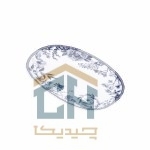 پیش دستی چینی بیضی گلدکیش ست 6 تایی طرح LOTUS مدل GK701104-1 (2)