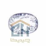 پیش دستی چینی بیضی گلدکیش ست 6 تایی طرح LOTUS مدل GK701104-1 (3)