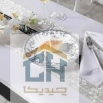 بشقاب پلو خوری چینی گرد گلدکیش ست 6 تایی طرح LOTUS مدل GK701139-1 (1)