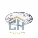 بشقاب پلو خوری چینی گرد گلدکیش ست 6 تایی طرح LOTUS مدل GK701139-1 (2)