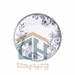 بشقاب پلو خوری چینی گرد گلدکیش ست 6 تایی طرح LOTUS مدل GK701139-1 (3)