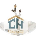 شکلات خوری 2 طبقه برنجی طرح مارینا مدل 3210228 (2)