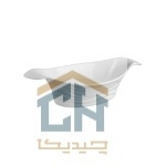 سالاد خوری سرامیکی بیضی متوسط گلدکیش طرح Wave مدل G103829 (2)