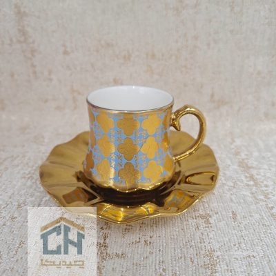 ست قهوه خوری 6 نفره طرح آبی مدل 1050067184