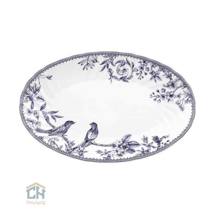 دیس چینی بیضی کوچک گلدکیش طرح LOTUS مدل GK701141-1 (2)