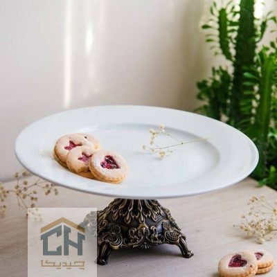 دیس چینی گرد پایه دار مدل 161