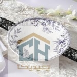 بشقاب خورشت خوری چینی گرد گلدکیش ست 6 تایی طرح LOTUS مدل GK701140-1 (1)