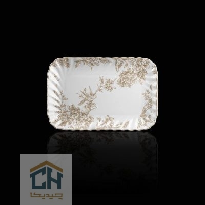 دیس چینی مستطیل کوچک گلدکیش طرح Sarina مدل GK701131-6 (1)