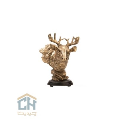 مجسمه گوزن گلدکیش طرح برنز مدل 4797