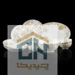 سرویس غذاخوری چینی 28 پارچه گلدکیش ست 6 نفره طرح Sarina مدل GK646387 (1)