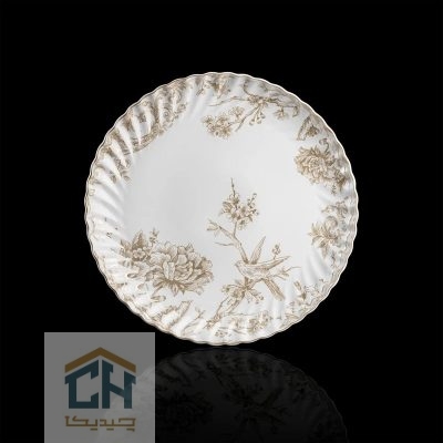دیس چینی گرد بزرگ گلدکیش طرح Sarina مدل GK701151-6 (1)