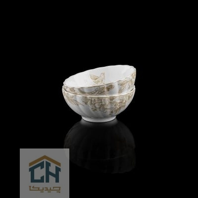 پیاله چینی گرد گلدکیش ست 6 تایی طرح Sarina مدل GK701137-6 (1)