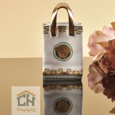 جا کاردی چینی کیفی طرح ورساچه فیروزه ای مدل FP4050