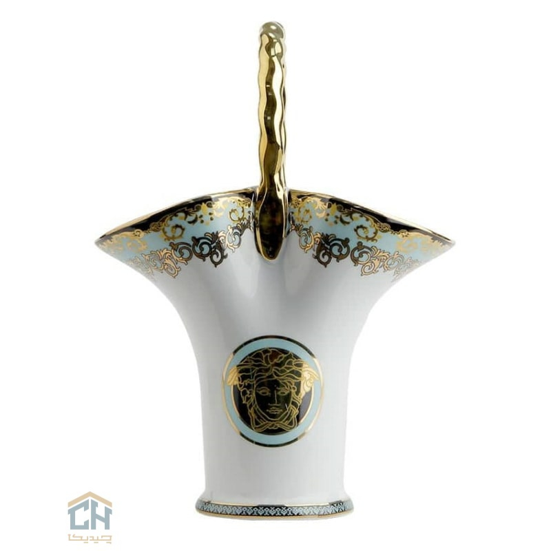 جا کاردی طرح ورساچه چینی فیروزه ای دسته دار