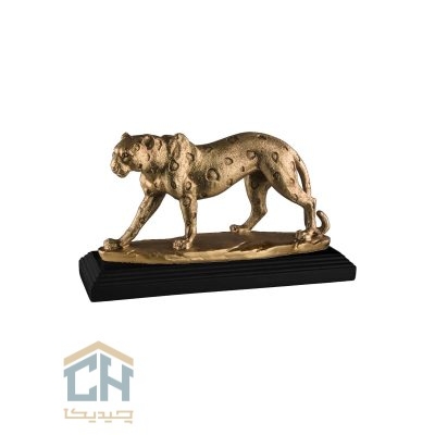 مجسمه پلنگ گلدکیش طرح برنز مدل 4781 (1)