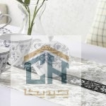 قندان چینی گلدیش طرح LOTUS مدل GK701107-1 (1)