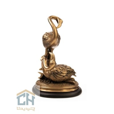 مجسمه فلامینگو گلدکیش طرح برنز مدل 4761