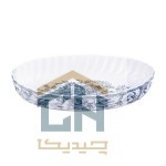 مرغ خوری چینی بیضی بزرگ گلدکیش طرح LOTUS مدل GK701145-1 (2)