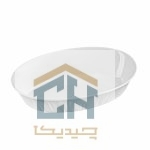 مرغ خوری سرامیکی بیضی بزرگ گلدکیش طرح Arnika مدل GK801138 (2)