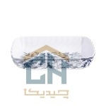 مرغ خوری چینی مستطیل متوسط گلدکیش طرح LOTUS مدل GK701134-1 (2)