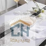 مرغ خوری چینی بیضی کوچک گلدکیش طرح LOTUS مدل GK701143-1 (1)