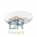 مرغ خوری چینی بیضی کوچک گلدکیش طرح LOTUS مدل GK701143-1 (2)